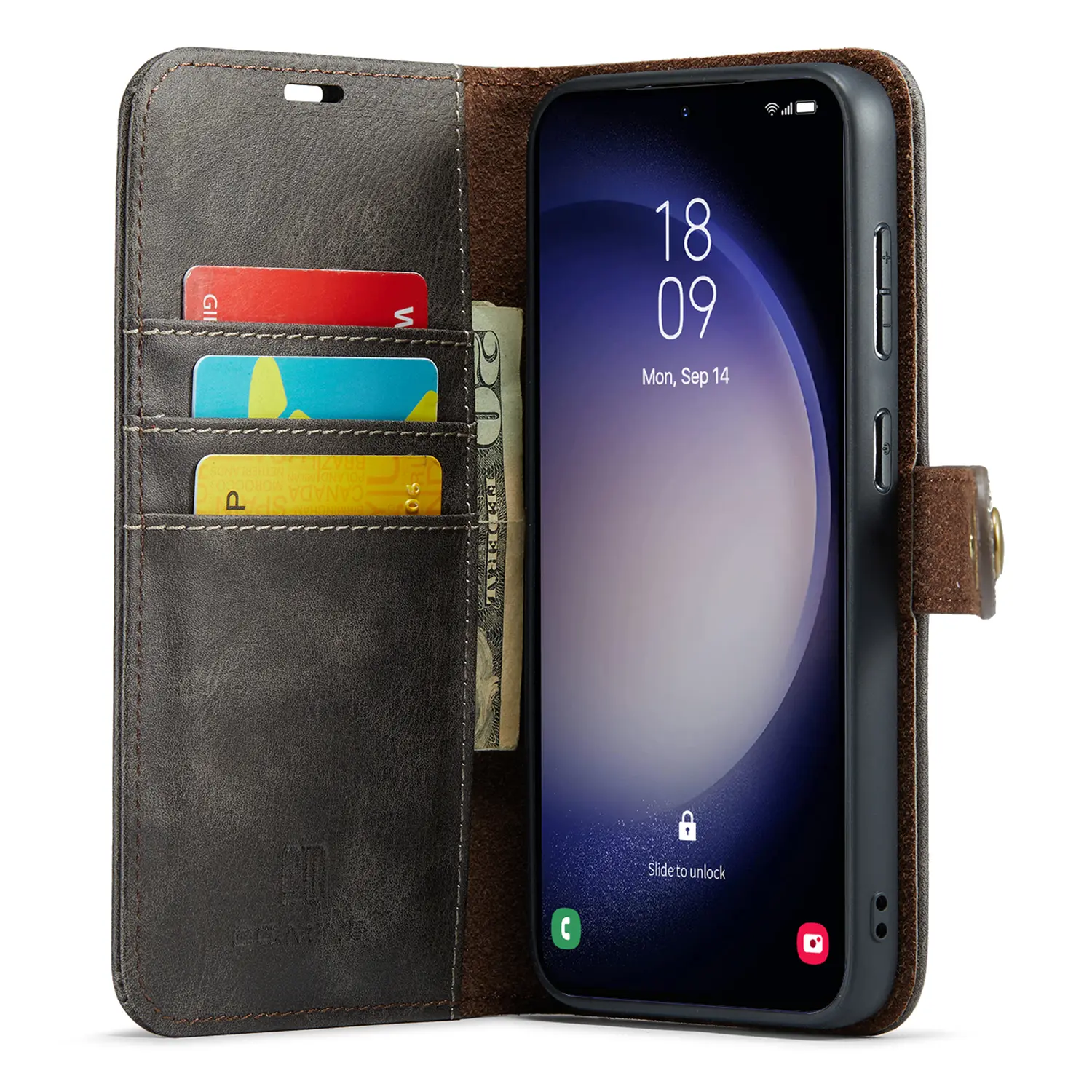 Magnet Wallet Samsung Galaxy S26 Brown