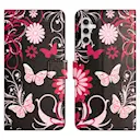 Samsung Galaxy A36 Lompakkokotelo musta perhonen