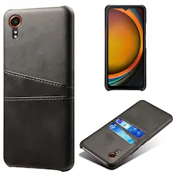 Samsung Galaxy Xcover 7 Smart cover med 2 kortholdere, Sort
