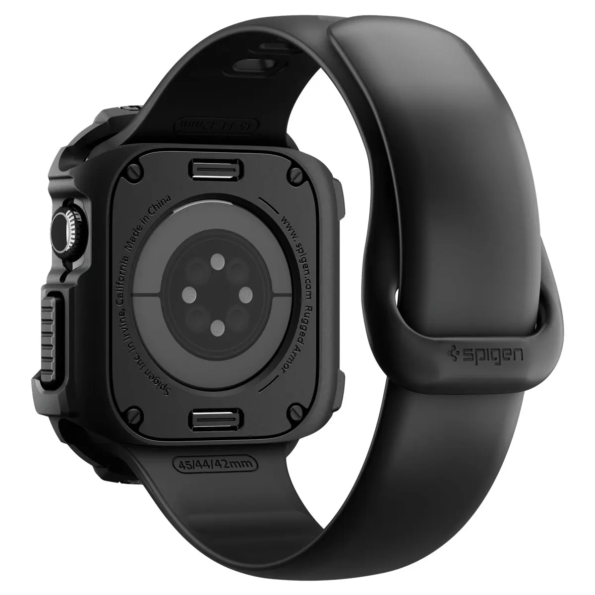 Apple Watch Series 11 46mm Case Rugged Armor 2 Svart