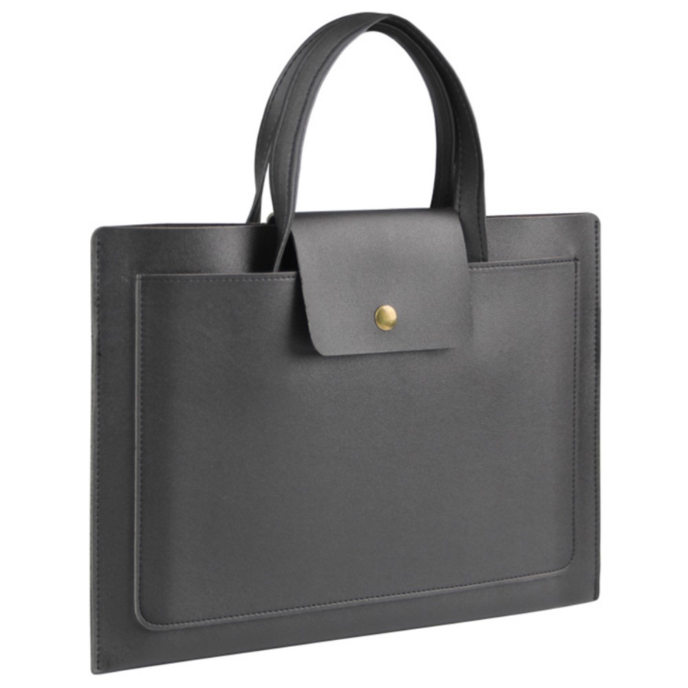 14" Minimalistisk laptopväska i konstläder