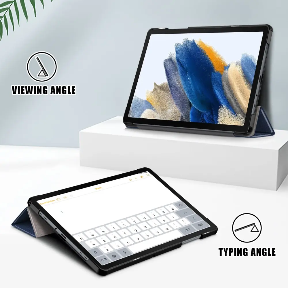 Fodral Tri-fold Samsung Galaxy Tab A9 Plus Blå
