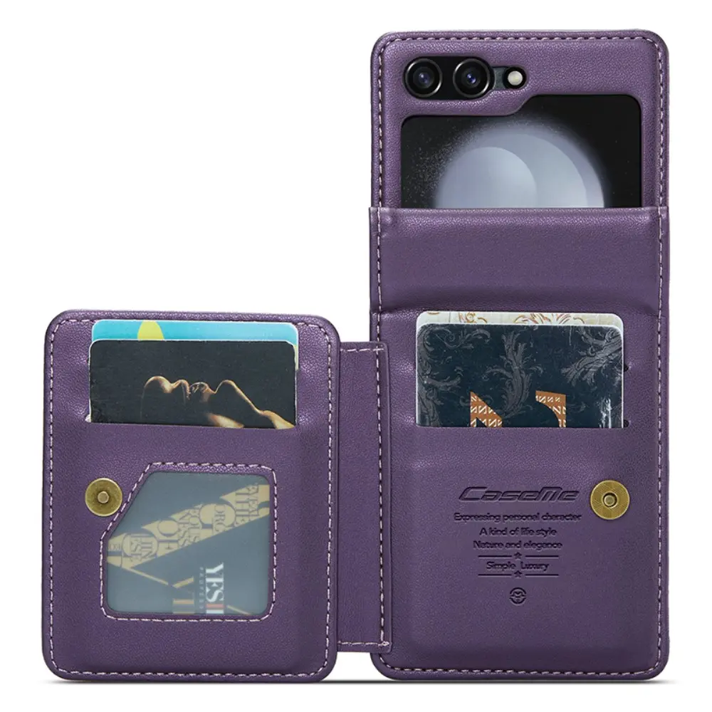 Plånboksskal RFID-skydd Samsung Galaxy Z Flip 7 FE Lila