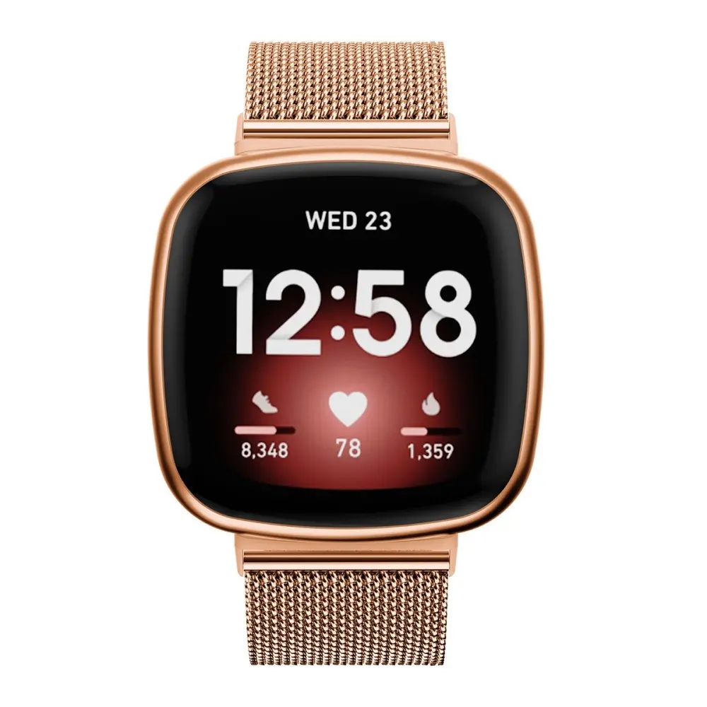 Mesh Bracelet Fitbit Versa 3/Sense Roséguld