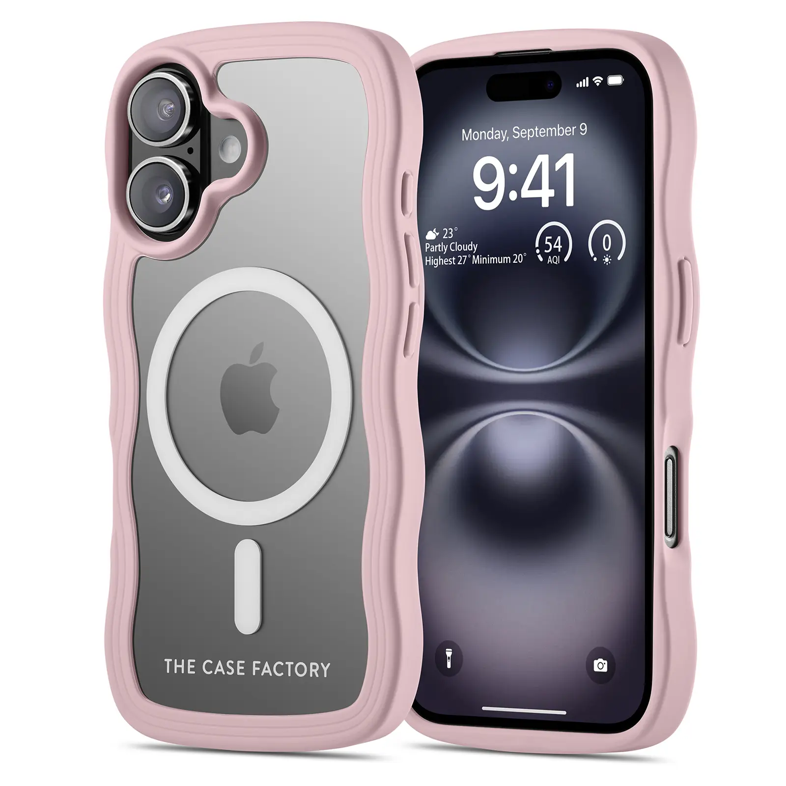 The Wave Mag Case iPhone 17 Rosa