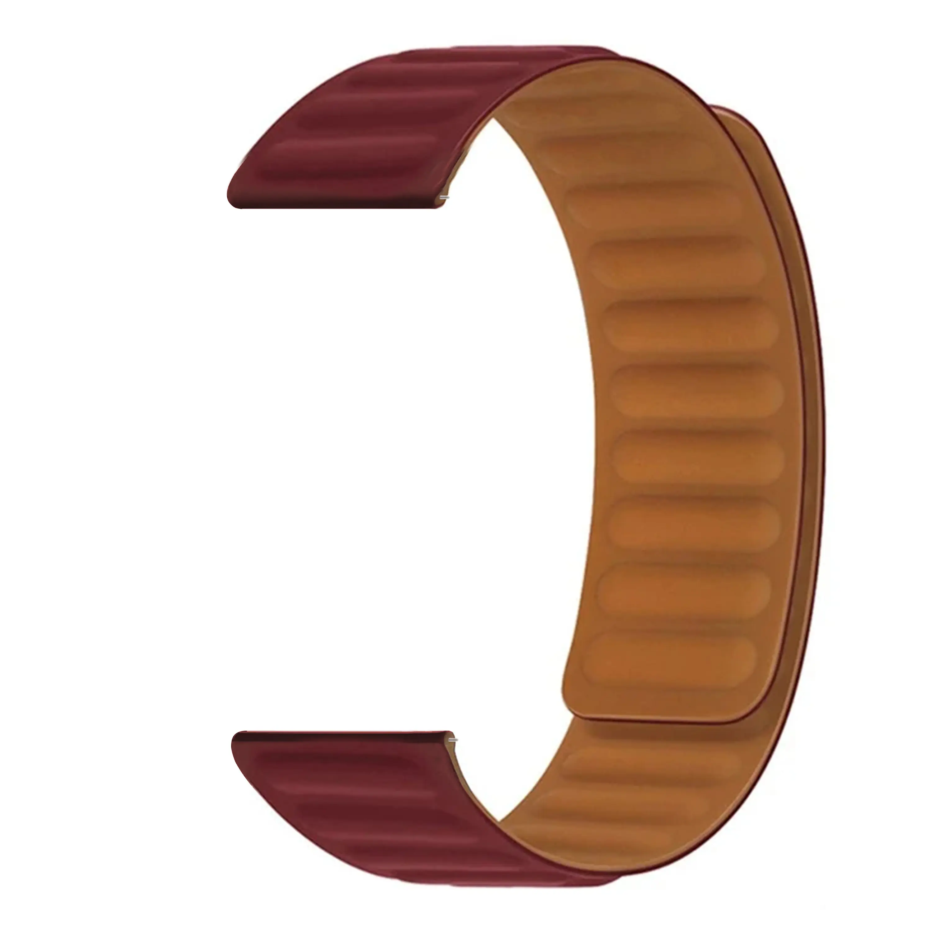 Magnetiskt silikonarmband Garmin Forerunner 165 vinröd
