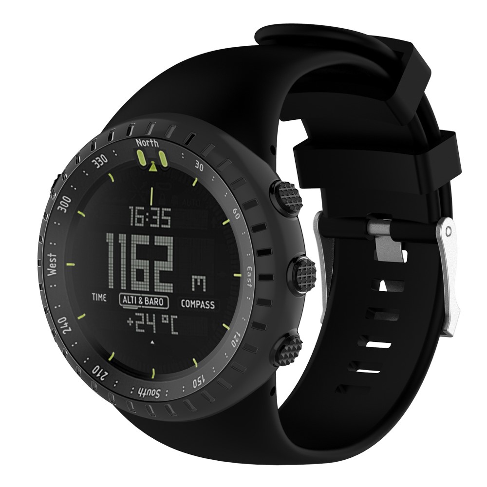 Suunto Core Reim Silikon Svart - Sporty armbånd perfekt for treningen