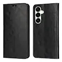 Mobiltaske Ægte Læder Samsung Galaxy S26 Sort