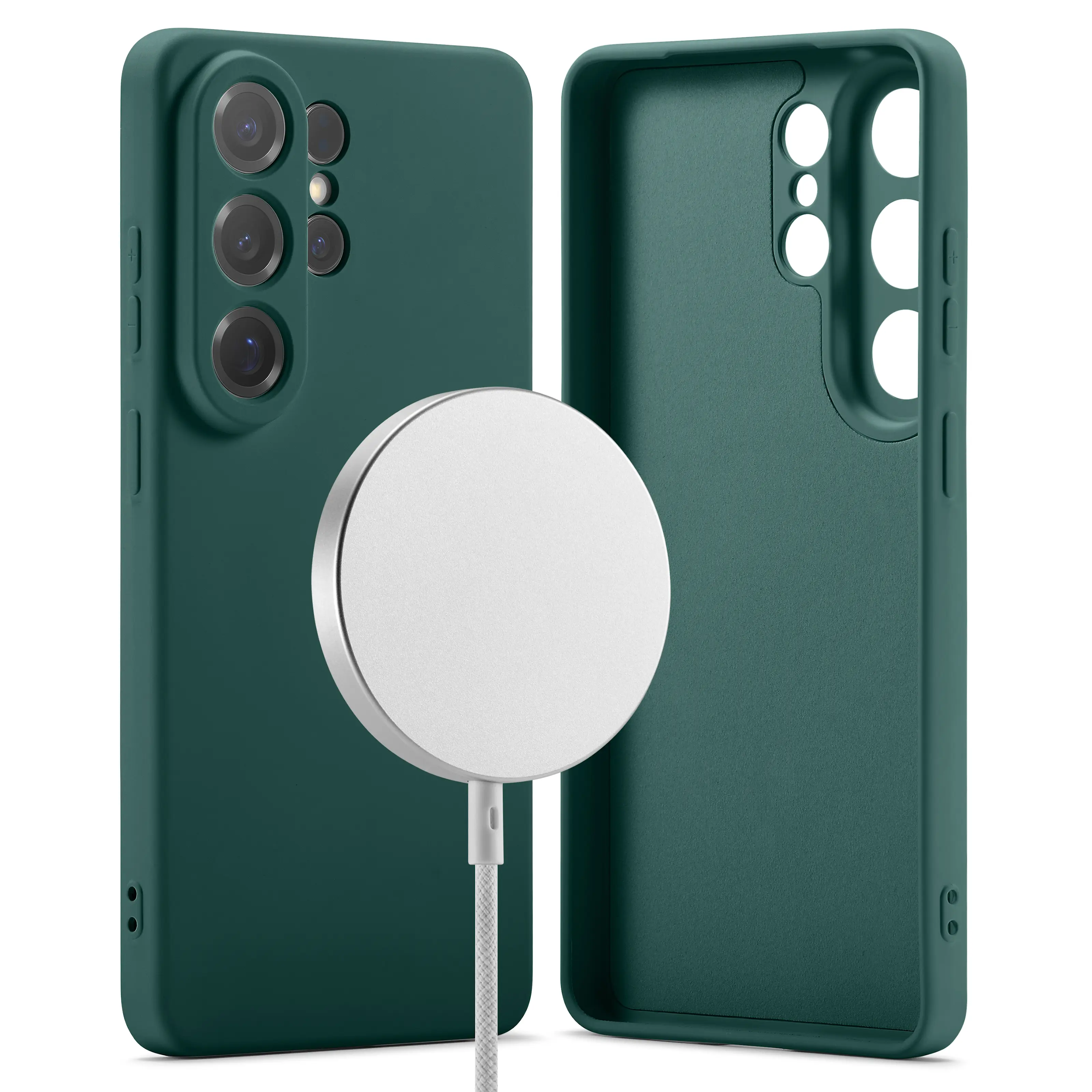 TPU Cover MagSafe Samsung Galaxy S26 Ultra Mørkegrøn