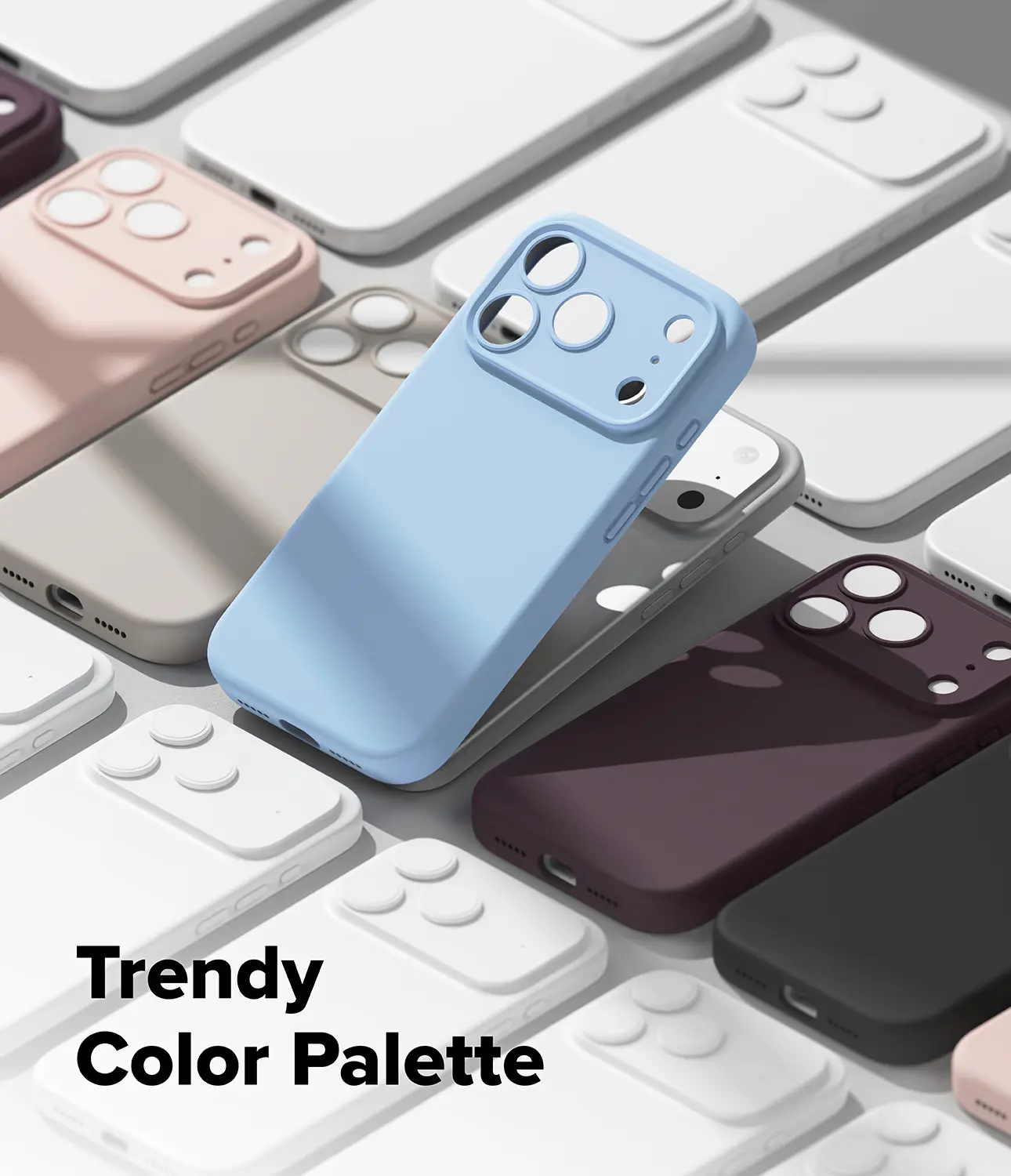 Silicone Magnetic Case iPhone 18 Pro Max Stone