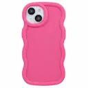 Wavy Edge TPU suojakuori iPhone 13 Vaaleanpunainen