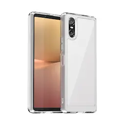 Sony Xperia 10 VI Crystal Hybrid-cover, Gennemsigtig