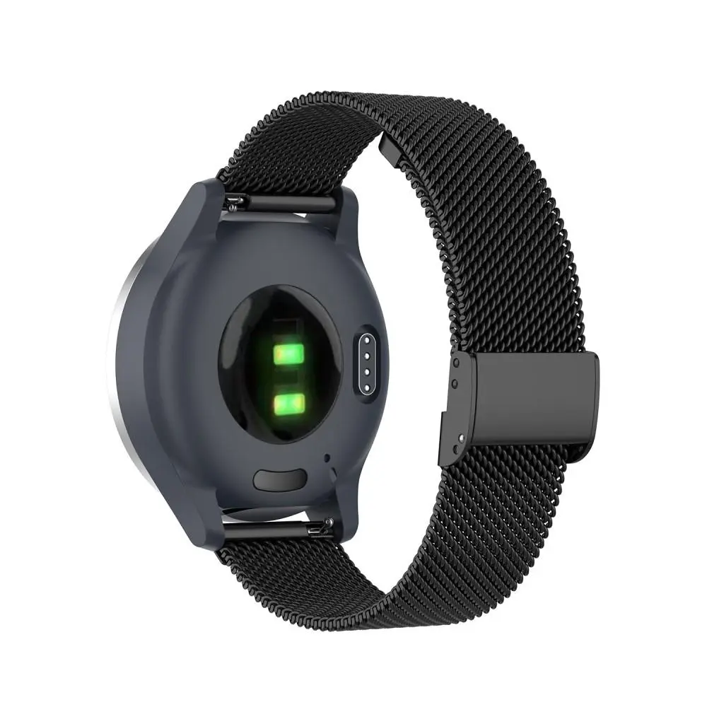 Mesh Bracelet Garmin Vivoactive 4s Musta