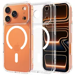 Hybridcover MagSafe iPhone 17 Pro Gennemsigtig