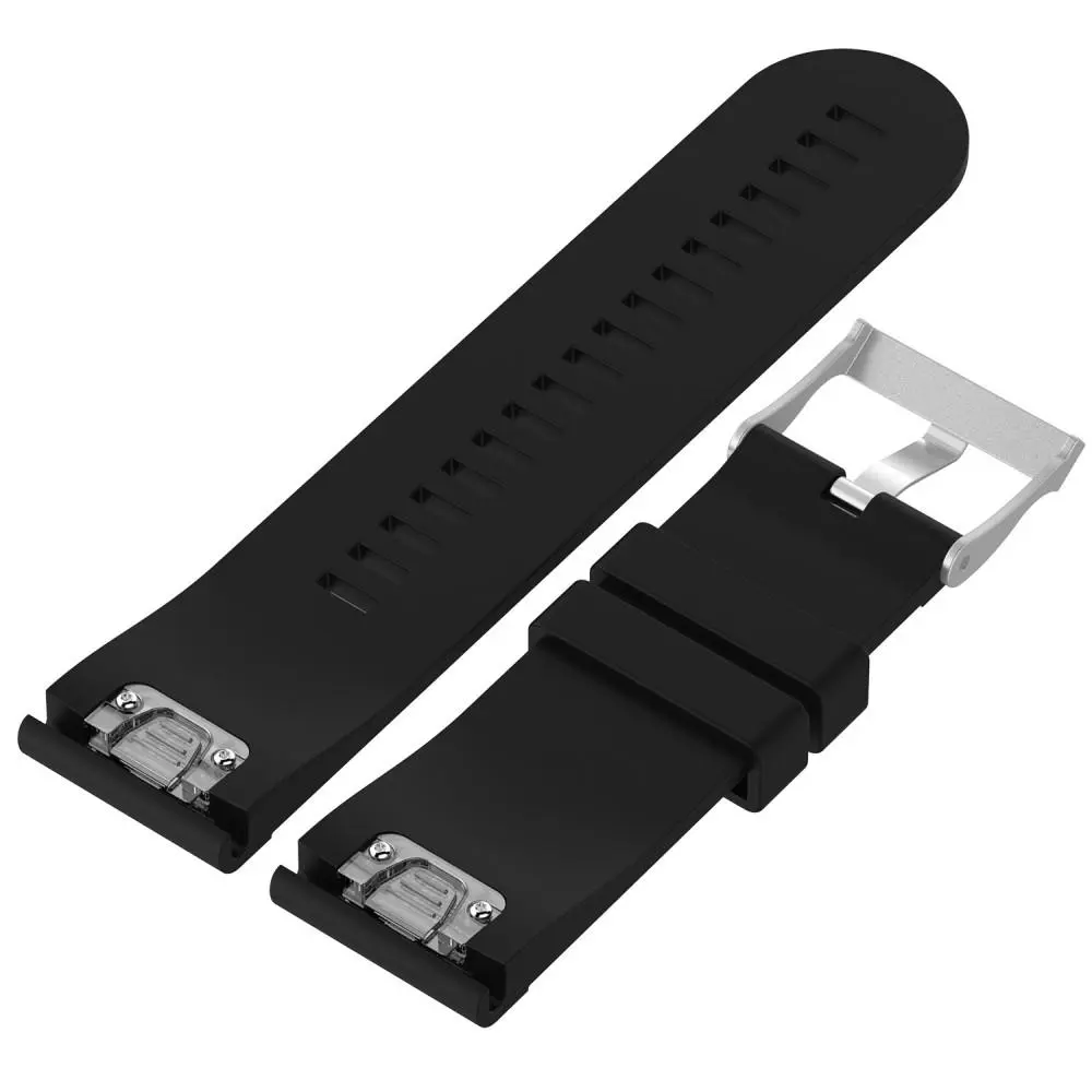 Silikonarmband Garmin Fenix 3 HR/Fenix 3 Svart