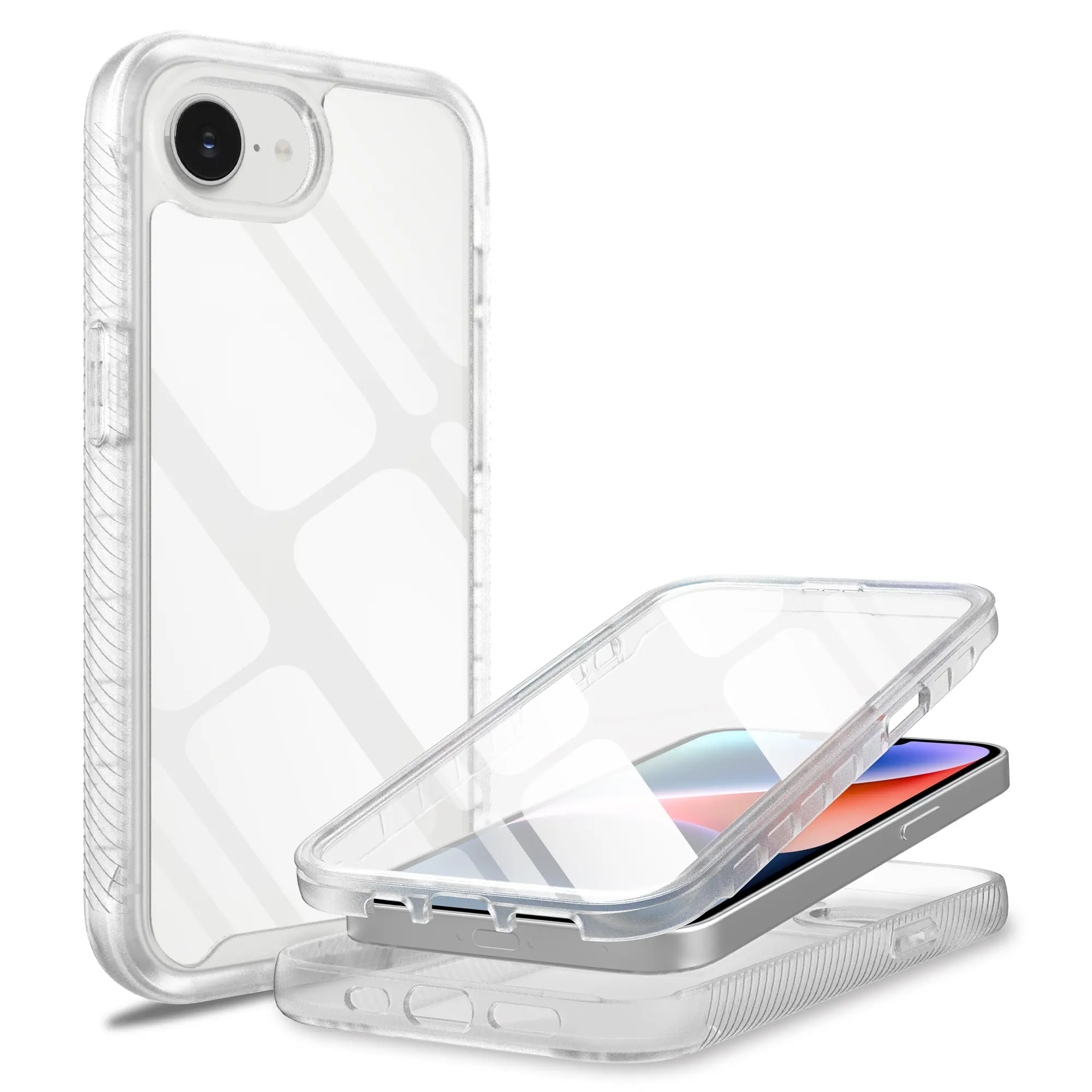 Full Protection Case iPhone 17e Gennemsigtig