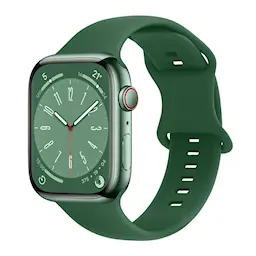 Rem af silikone til Apple Watch Series 10 42mm Grøn