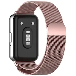 Ranneke Milanese Samsung Galaxy Fit 3 Vaaleanpunainen kulta