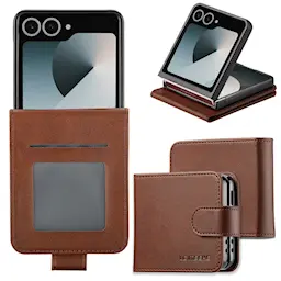 Lommebokdeksel Samsung Galaxy Z Flip 8 Brun