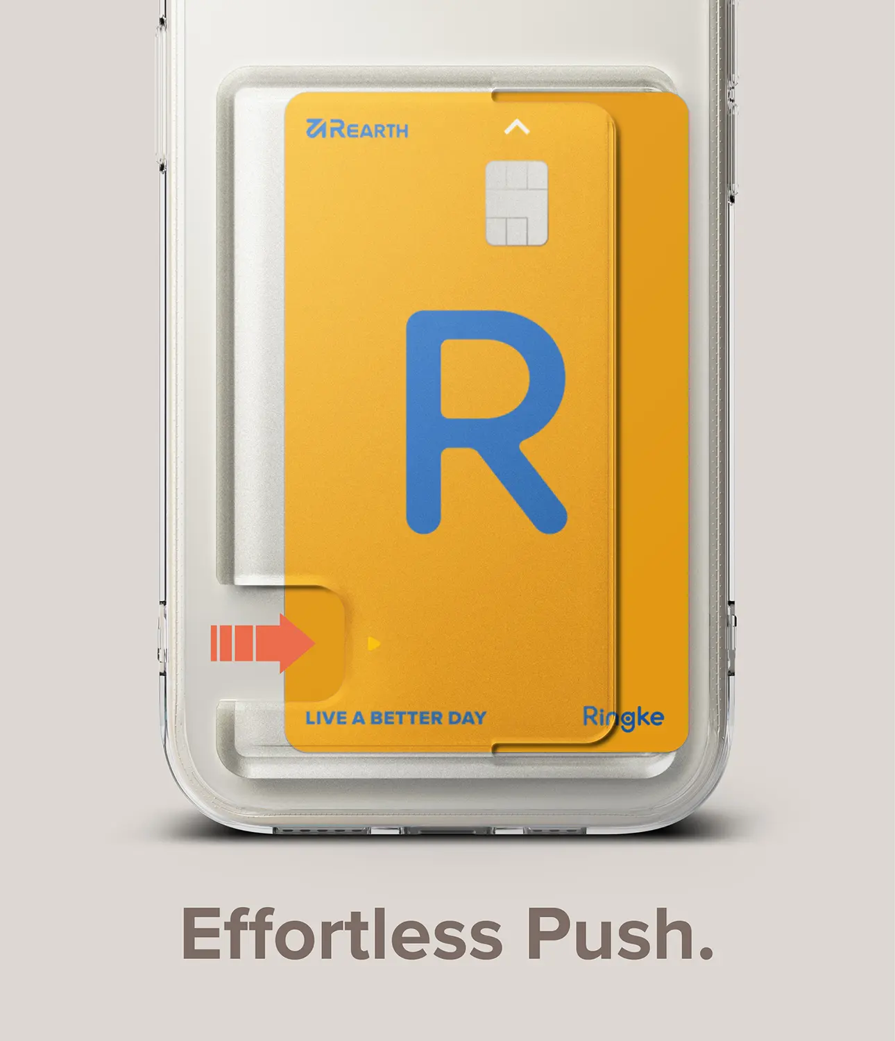Fusion Card Case iPhone 15 Genomskinlig