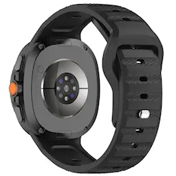 Samsung Galaxy Watch 8 Classic Rugged rem i silikone, Sort