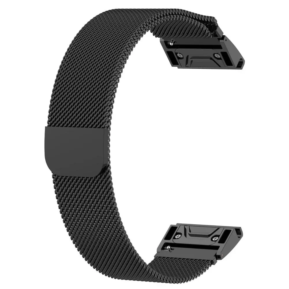 Armband Milanese Garmin Forerunner 965 Svart