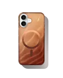 iPhone 17 Glitrende glitterdeksel MagSafe, Mocha Mousse