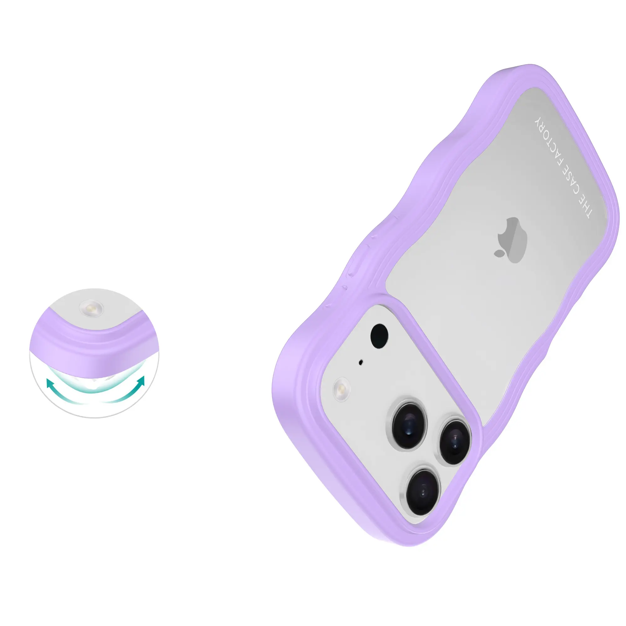 The Wave Case iPhone 17 Pro Lila