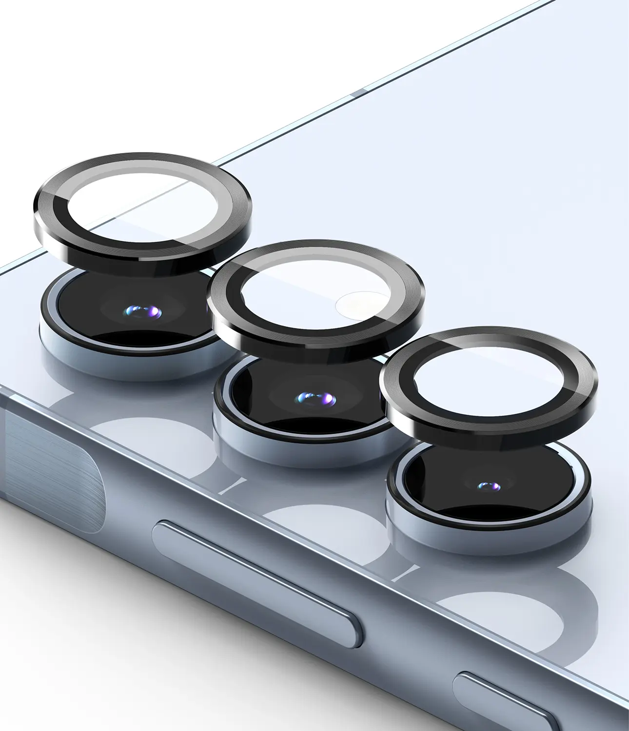 Camera Lens Frame Glass Samsung Galaxy A35 Svart