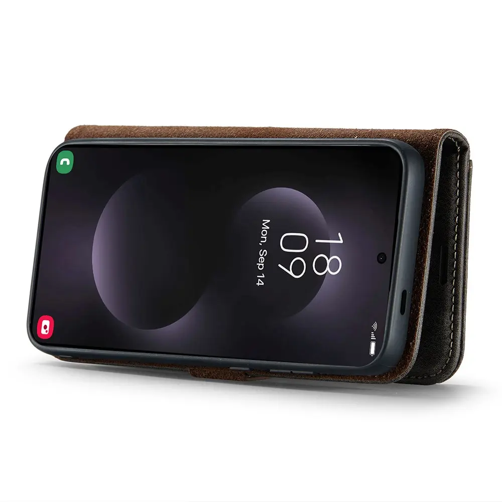 Magnet Wallet Samsung Galaxy S25 Edge Brown