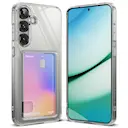 Samsung Galaxy S25 Plus Fusion-suojakuori korttitaskulla, Kirkas