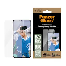 Samsung Galaxy S25 Plus Skjermbeskytter med installasjonsramme - Ultra Wide Fit