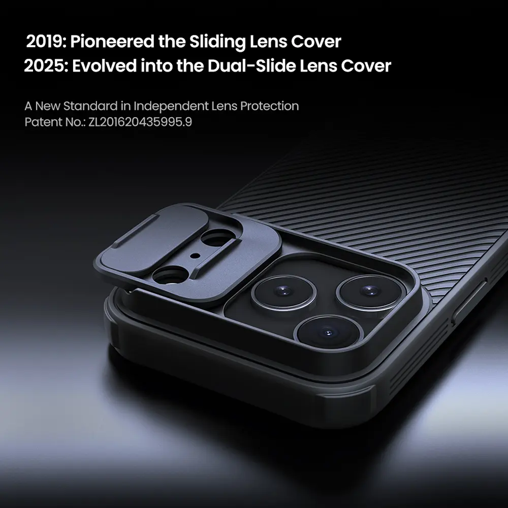 CamShield Skal iPhone 17 Pro Svart