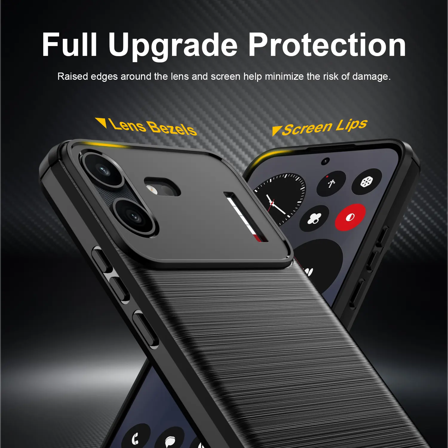 Nothing Phone 4b Skal TPU Brushed Svart