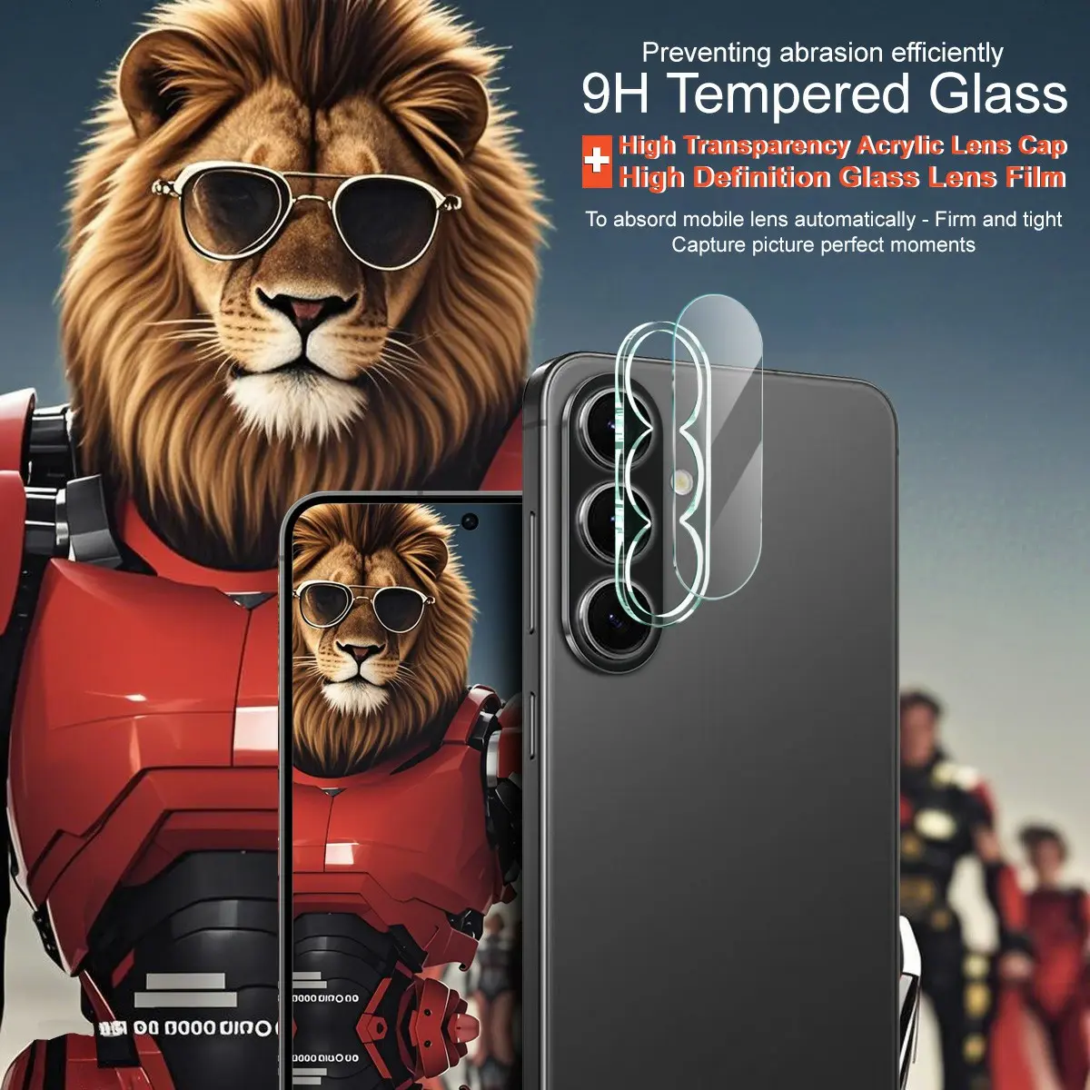 Härdat Glas 0.2mm Linsskydd Samsung Galaxy A37 Genomskinlig