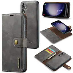 Samsung Galaxy S26 lompakkokotelo irrotettavalla kuorella, Brown