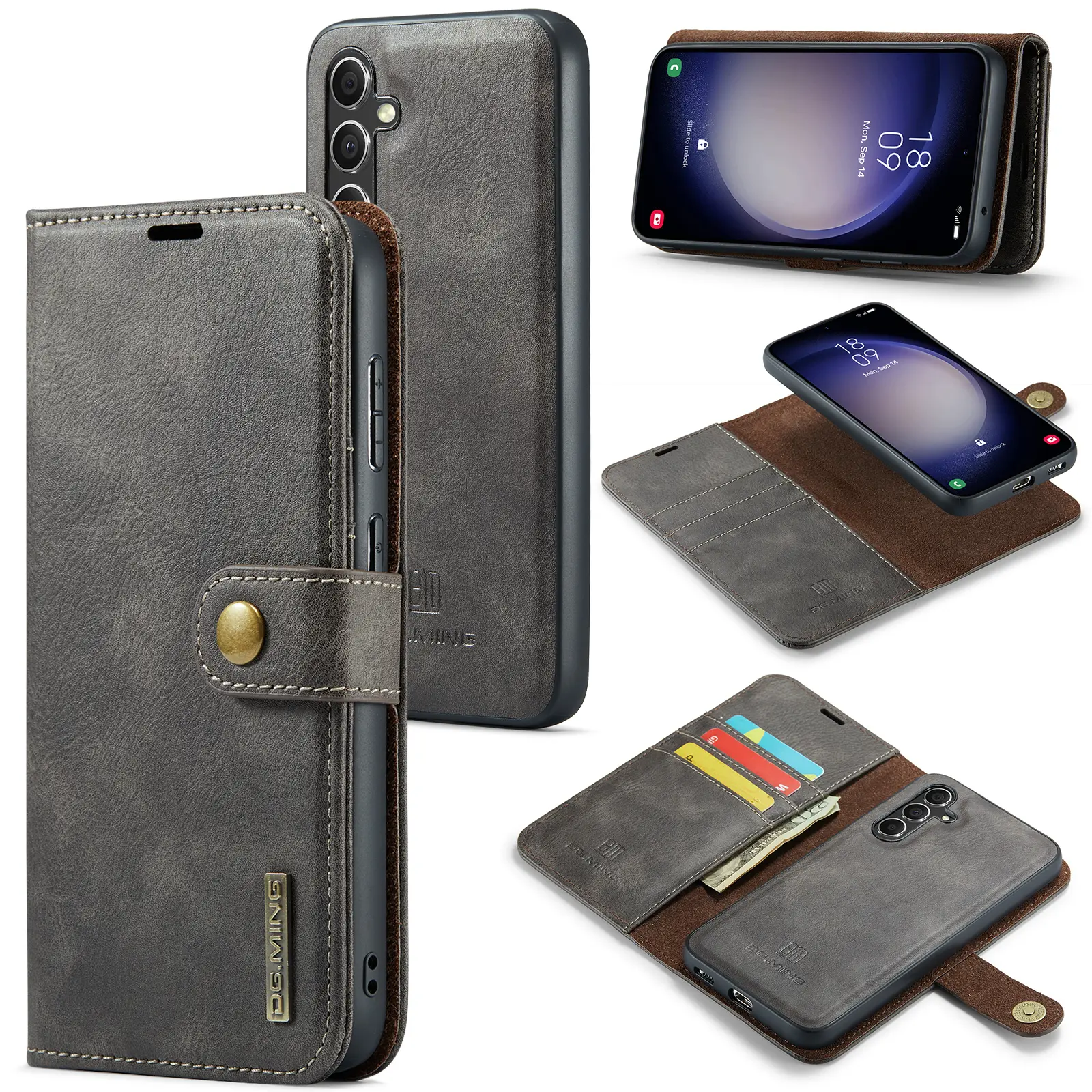 Magnet Wallet Samsung Galaxy S26 Brown