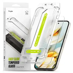 Google Pixel 9a Skærmbeskytter i glas med monteringsramme (2-pak)