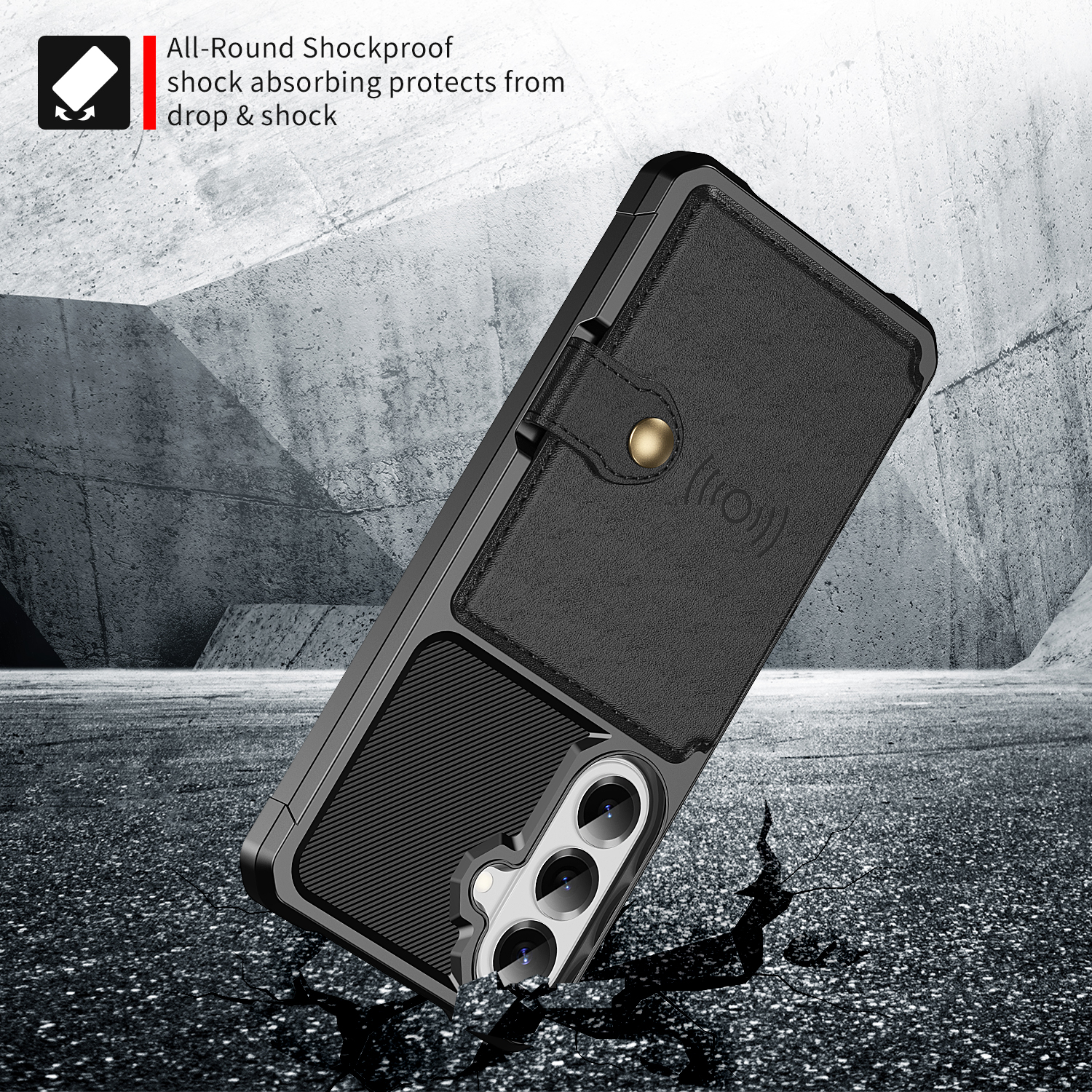 Tough Multi-slot Case Samsung Galaxy S26 Plus Svart