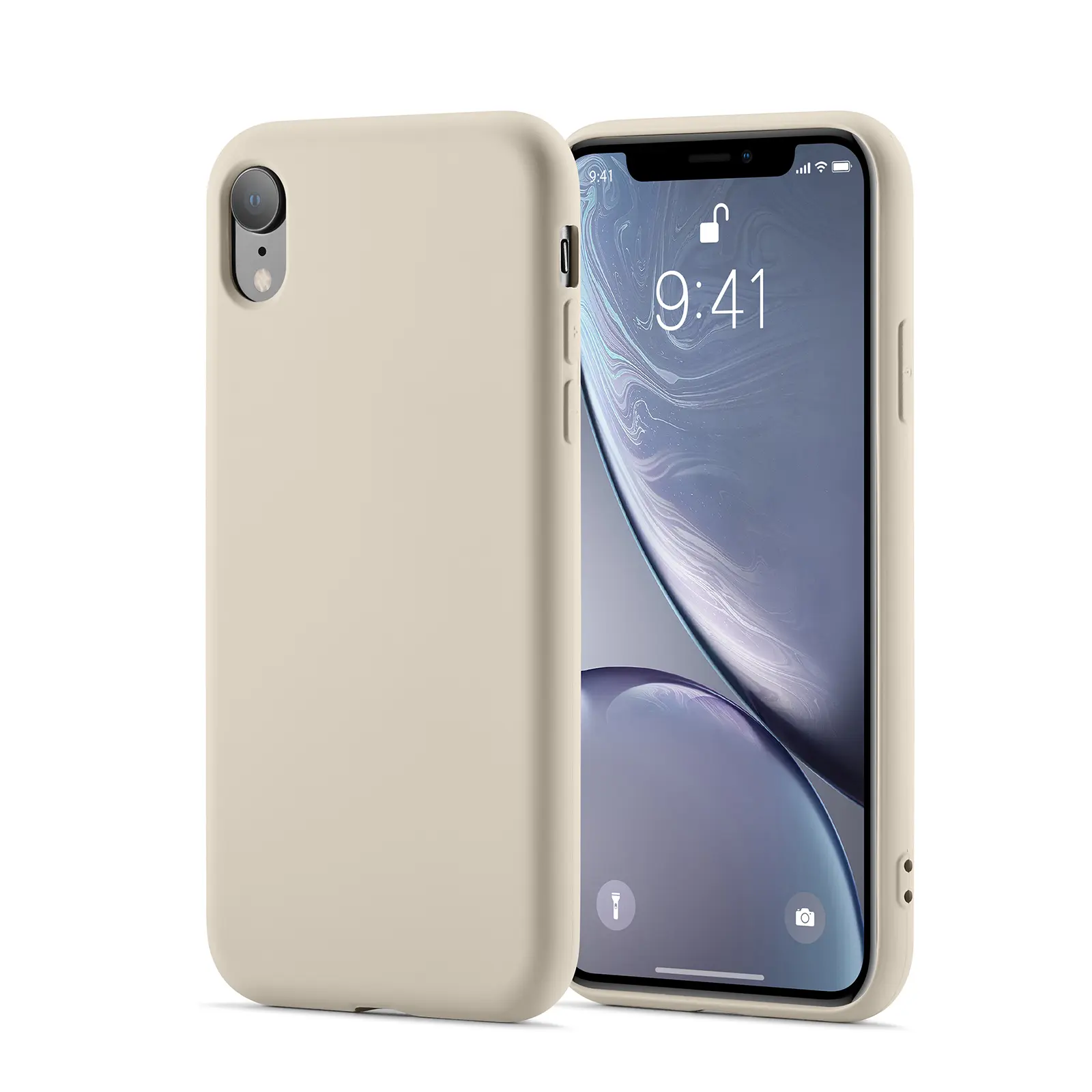 TPU Cover iPhone Xr Beige