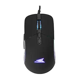 Gamingmus Nautilus 7D 12.800dpi, Svart