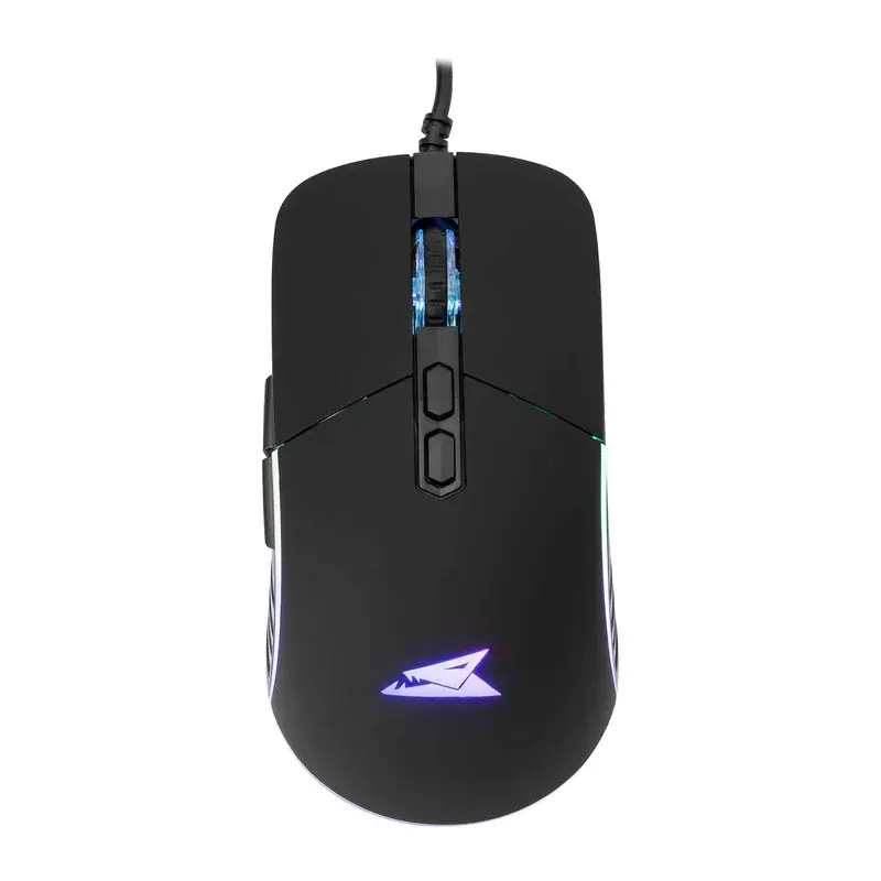 Gamingmus Nautilus 7D 12.800dpi, Svart