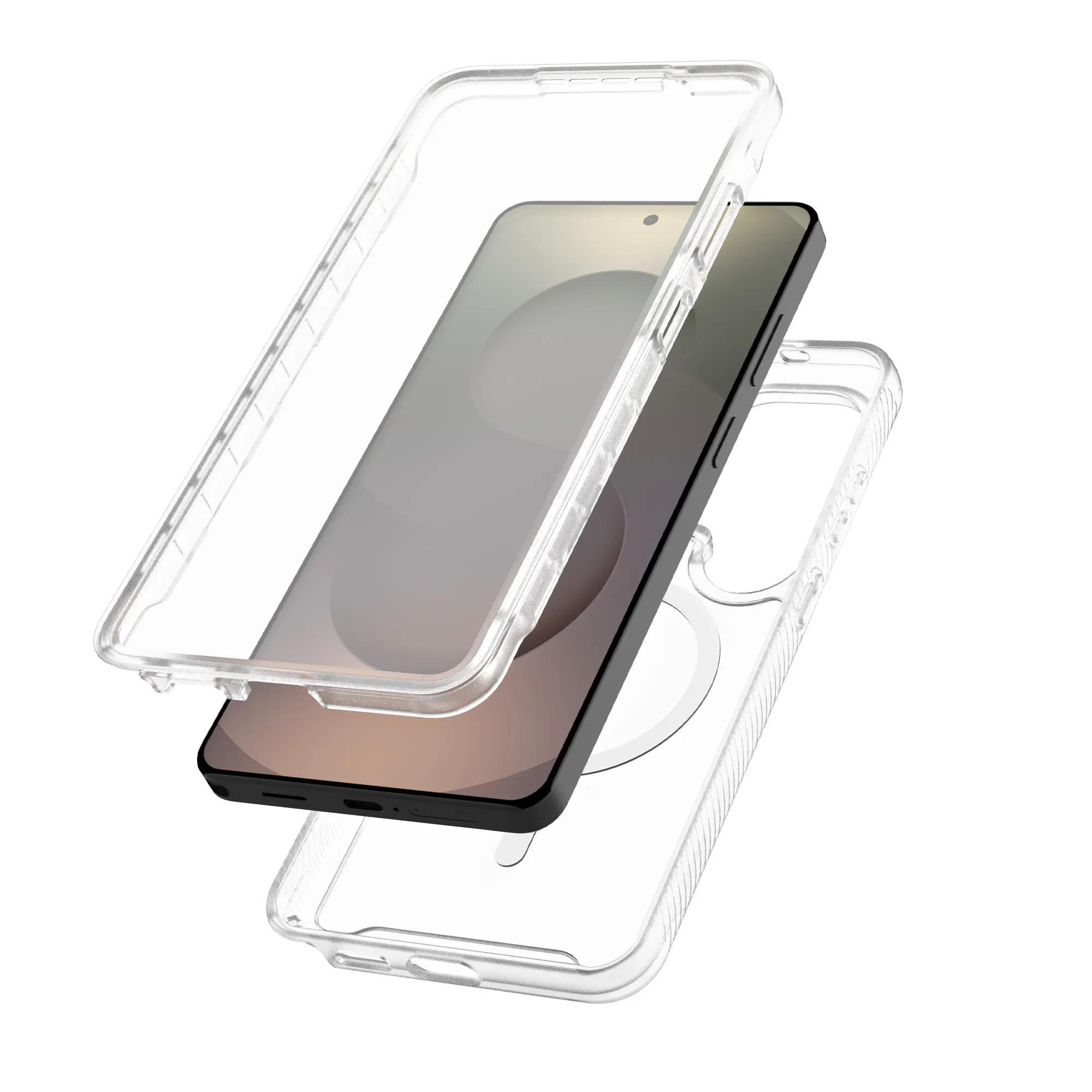 Full Protection Magnetic Case Samsung Galaxy S26 Ultra Genomskinlig