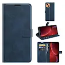 Leather Wallet iPhone 13 Blue