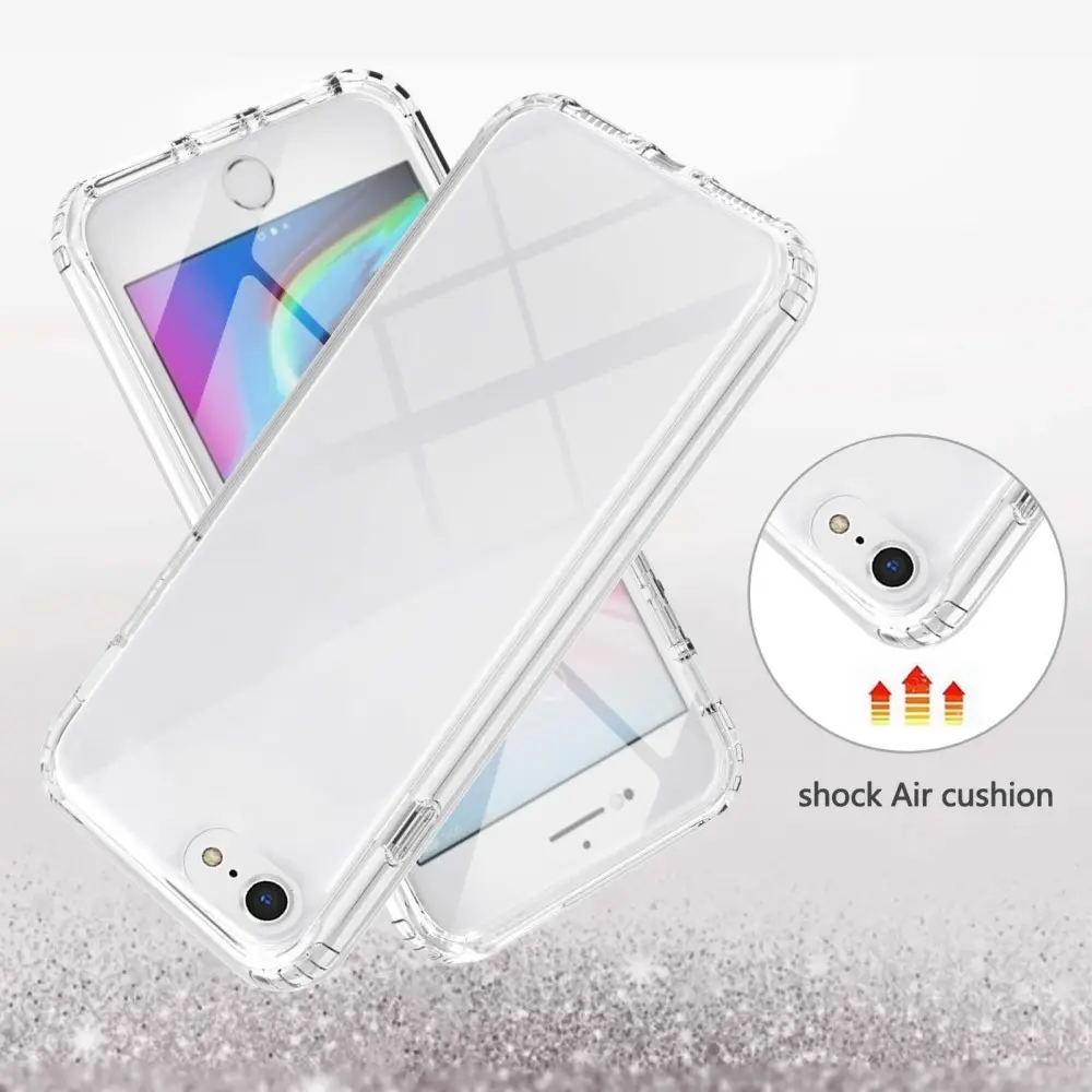 Full Protection Case iPhone 8 Genomskinlig