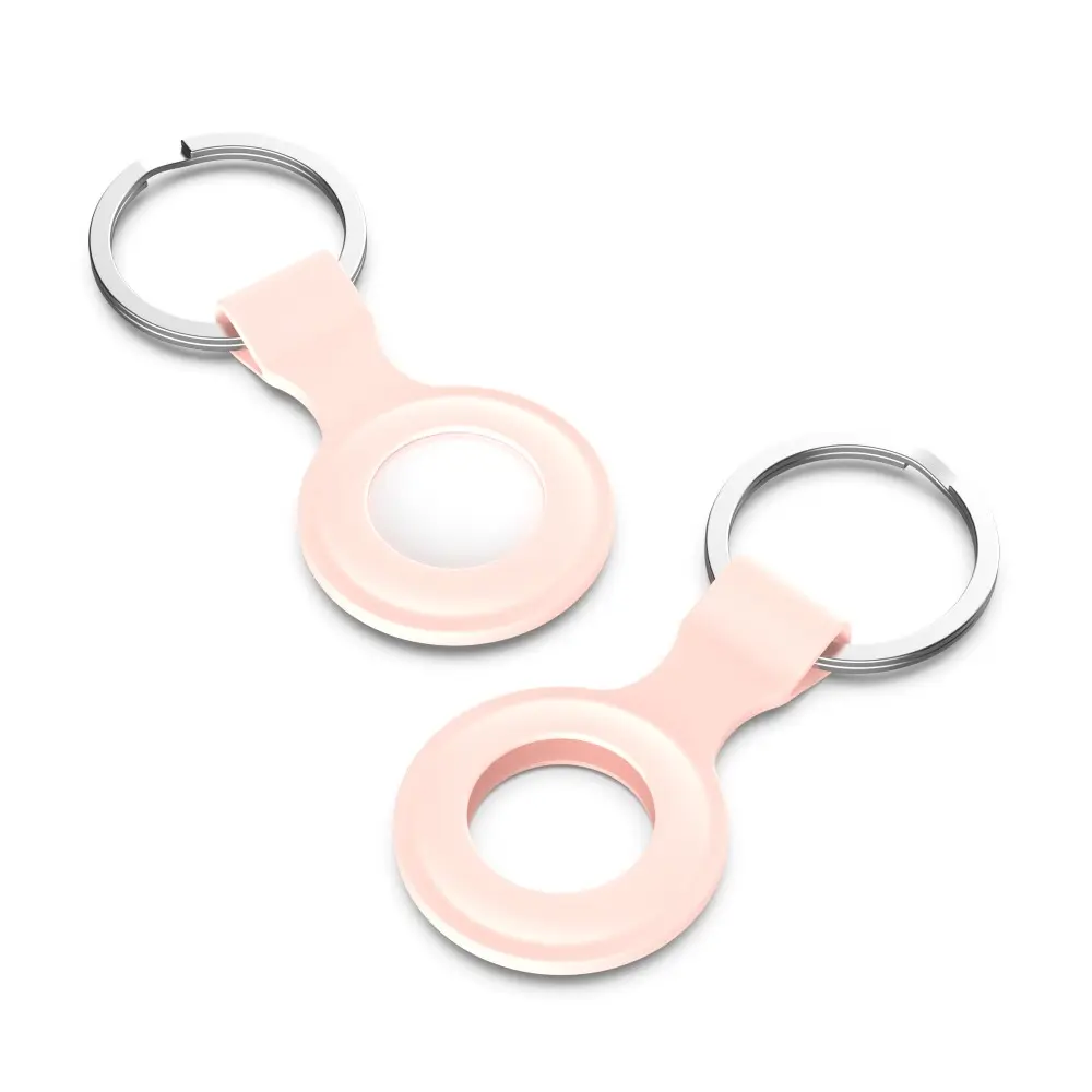 Nyckelring Silikon Apple AirTag Rosa