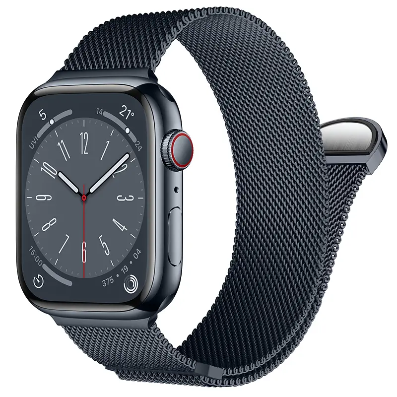 Armband Milanese Apple Watch Series 12 43mm Midnight Blue
