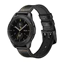 Premium Nahkaranneke Samsung Galaxy Watch 4 Classic 42mm Musta