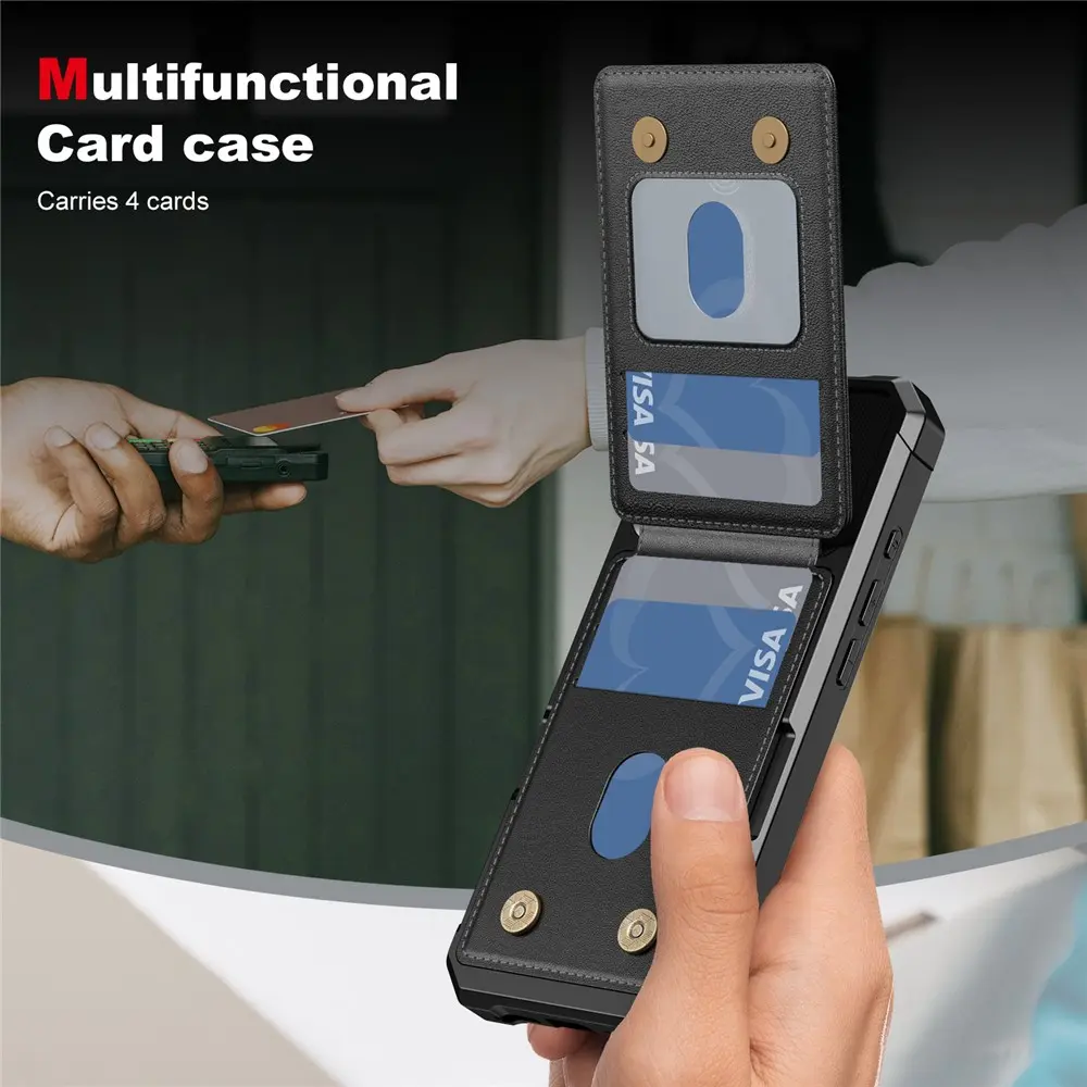 Clean Multi-slot Case iPhone 17 Svart