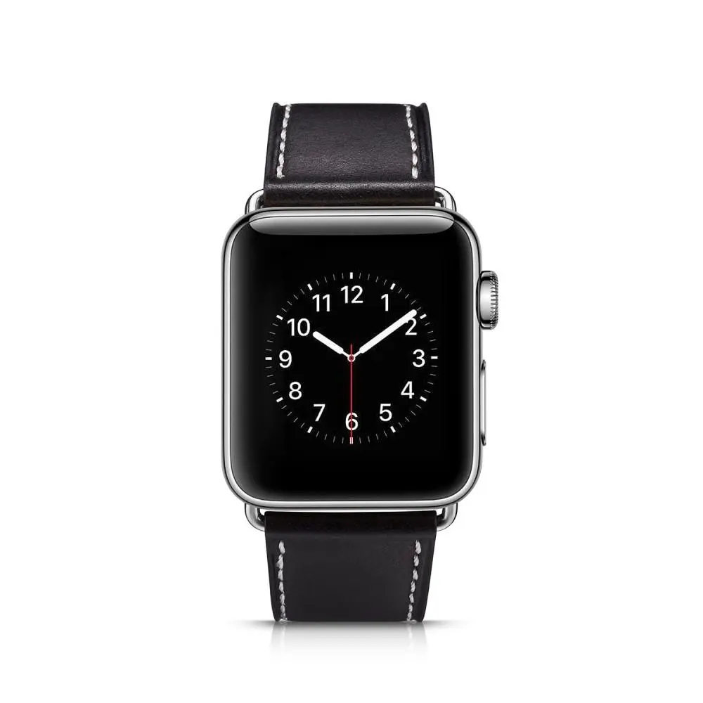 Läderarmband Apple Watch Ultra 49mm 4th Gen Svart